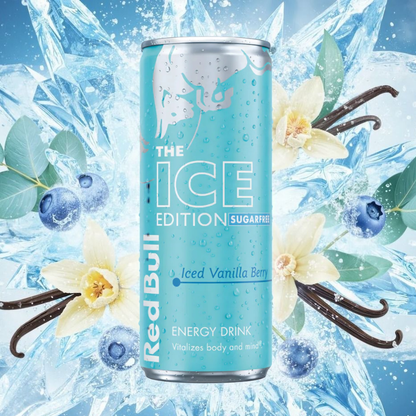 Red Bull Iced Vanilla Berry – Winter Edition 2024 (0,25l) ❄️🫐✨