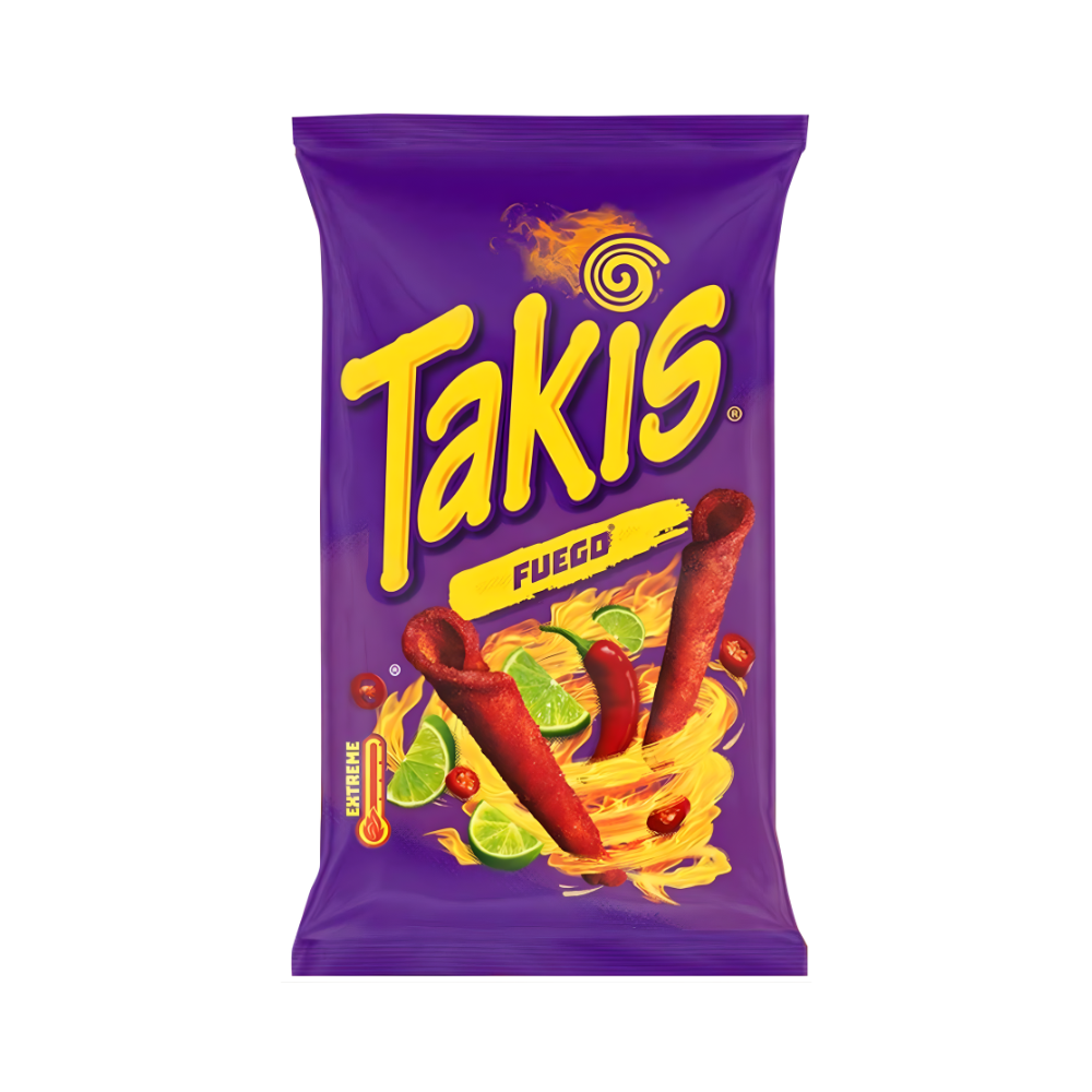 Takis Fuego 100g – Der legendäre Feuerwirbel aus Chili & Limette! 🔥🌶️🍋