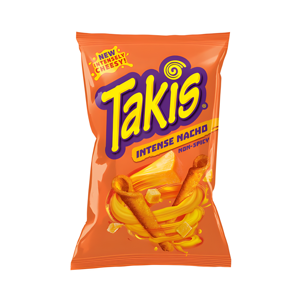 Takis Intense Nacho 100g – Der intensiv käsige Crunch aus Mexiko! 🧀🔥🇲🇽