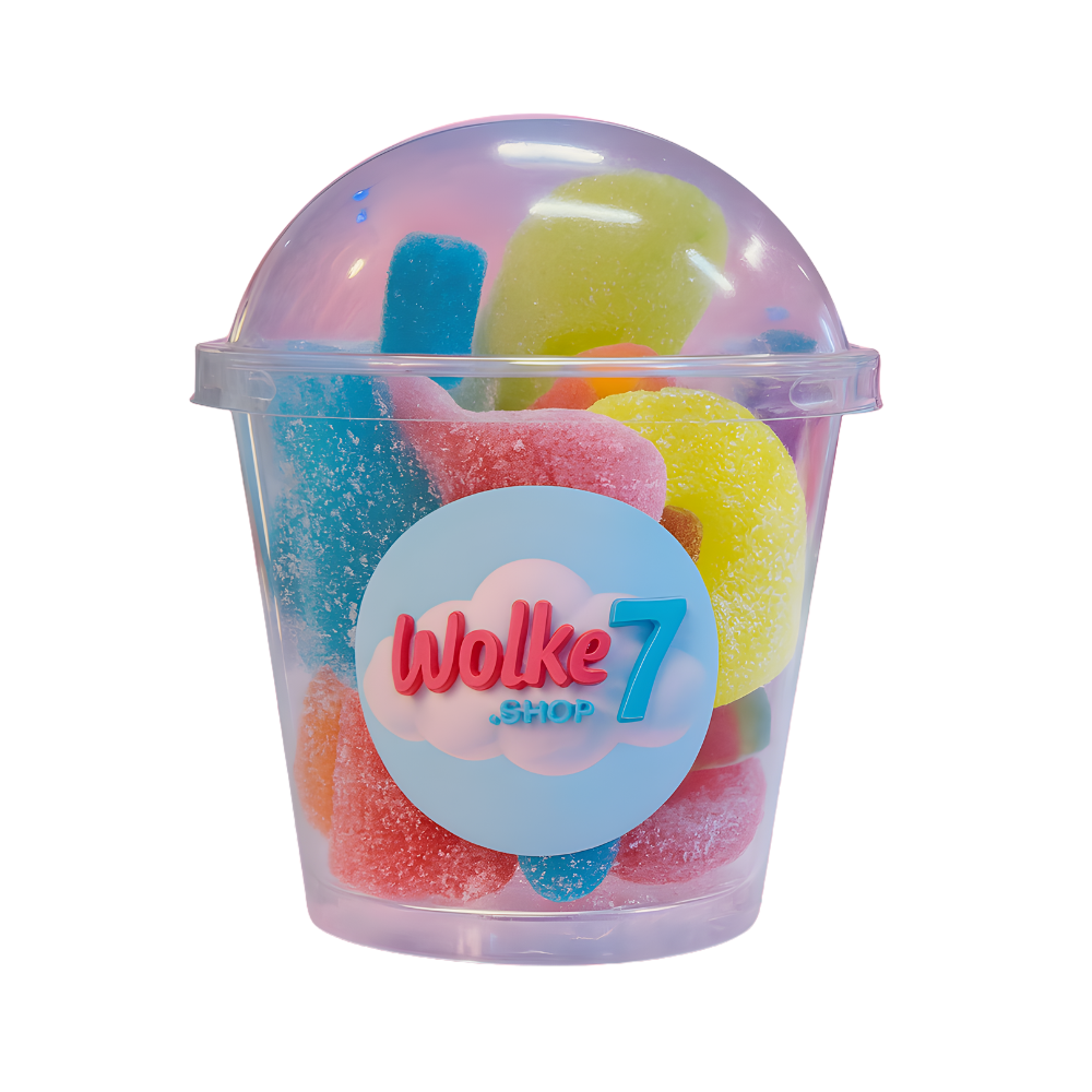 Wolke7 Fruchtgummi Mix 110g – Der bunte Nasch-Himmel zum Mitnehmen! ☁️🍭🌈