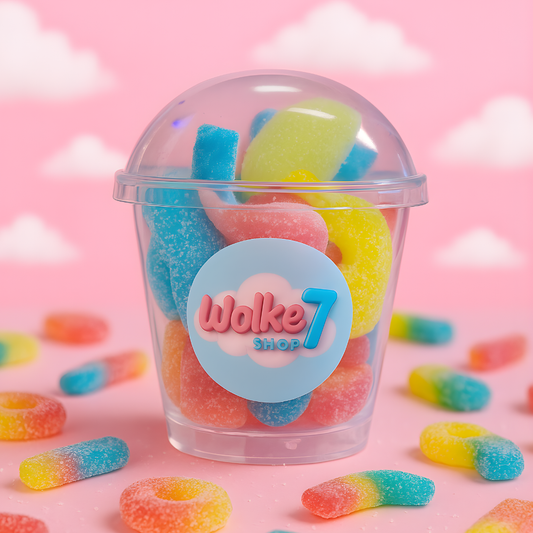 Wolke7 Fruchtgummi Mix 110g – Der bunte Nasch-Himmel zum Mitnehmen! ☁️🍭🌈